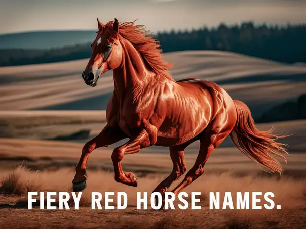 Fiery Red Horse Names