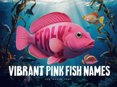 Vibrant Pink Fish Names